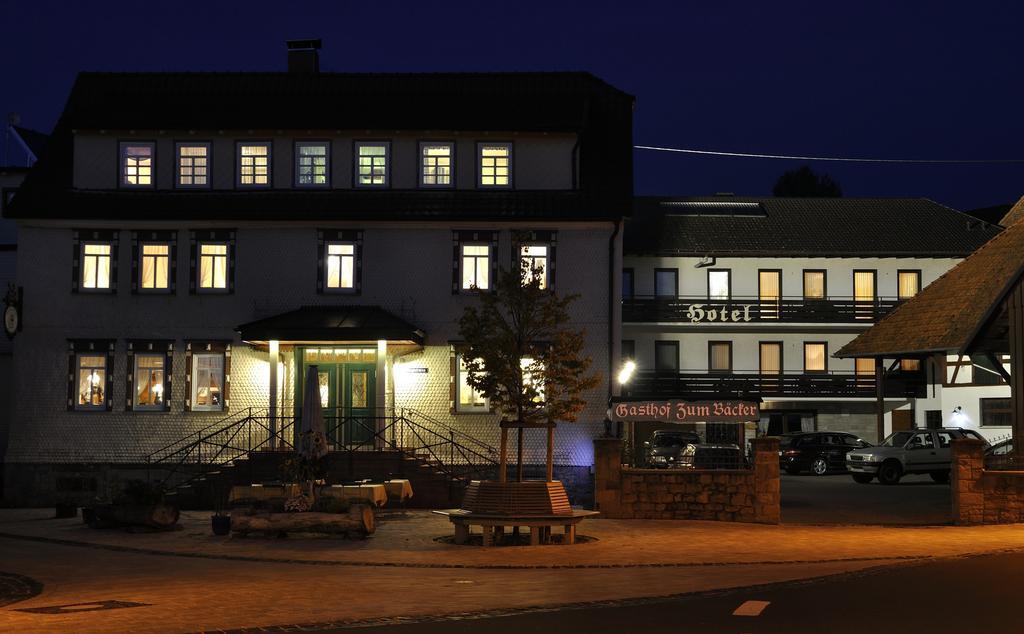 Hotel Zum Bäcker Udenhain Exterior foto