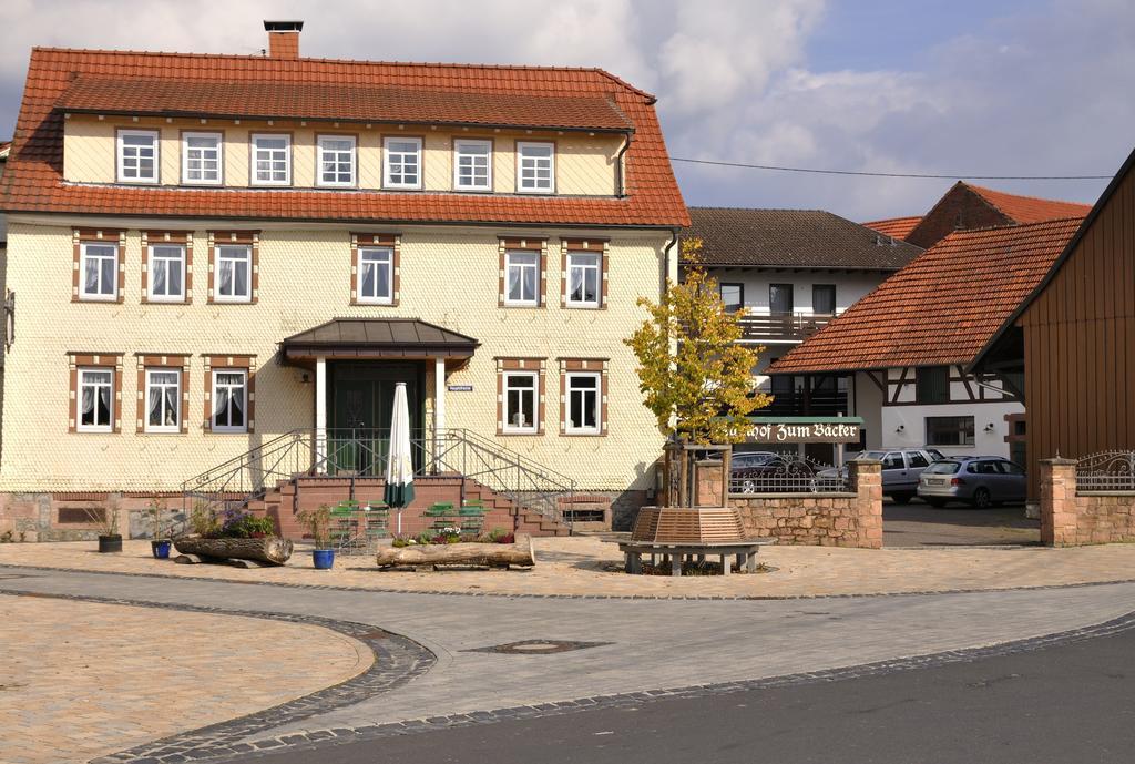 Hotel Zum Bäcker Udenhain Exterior foto